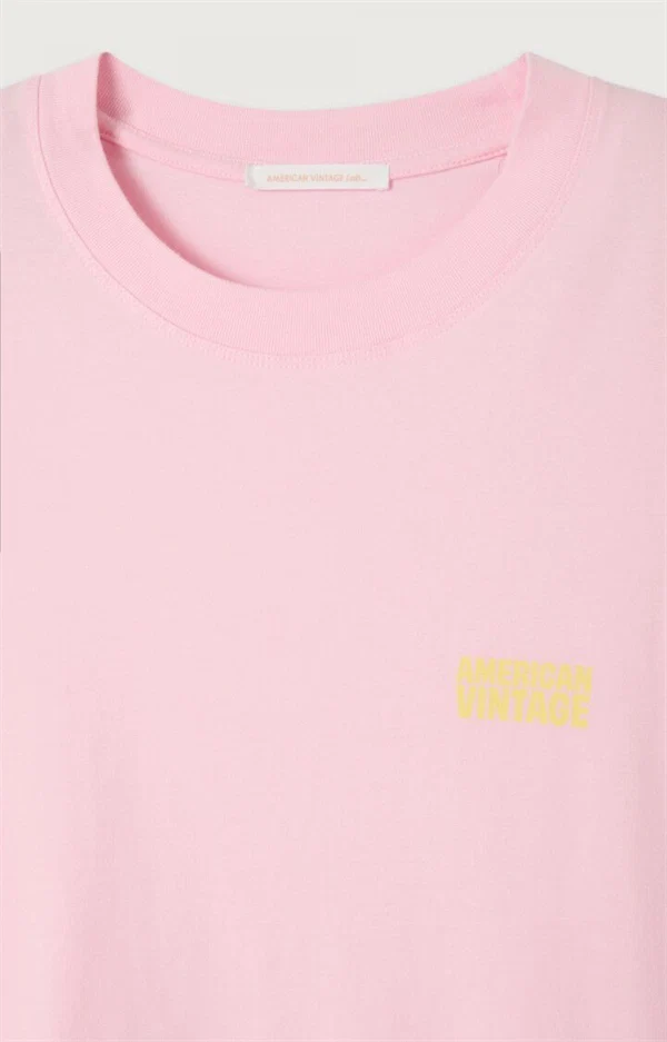 American vintage - Gixy LS t-hirt Cotton candy
