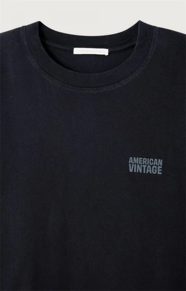 American vintage - Gixy LS t-hirt Black