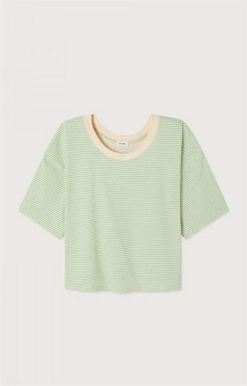 American vintage - Gixy t-shirt Absinthe stripes