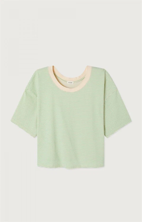 American vintage - Gixy t-shirt Absinthe stripes