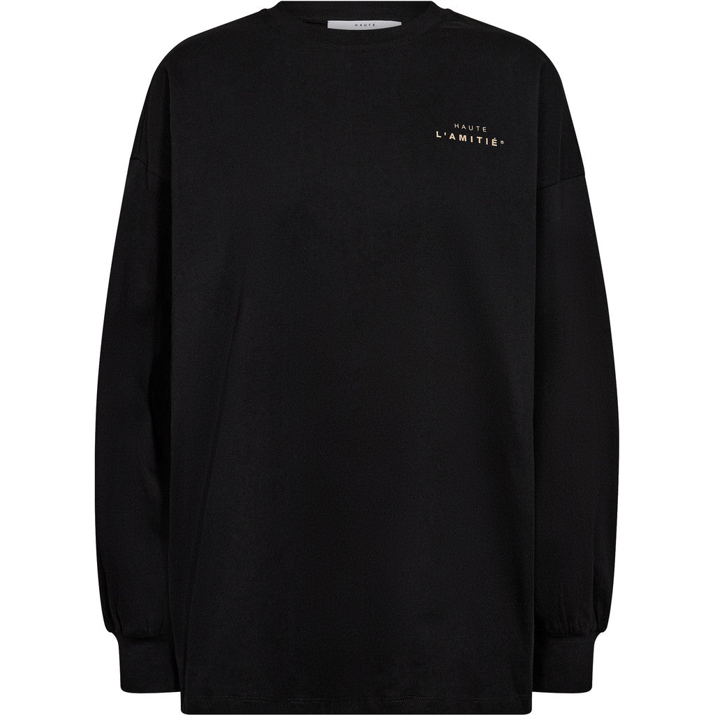Haute lamitié - Crewneck LS tee Black
