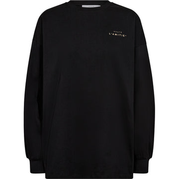 Haute lamitié - Crewneck LS tee Black