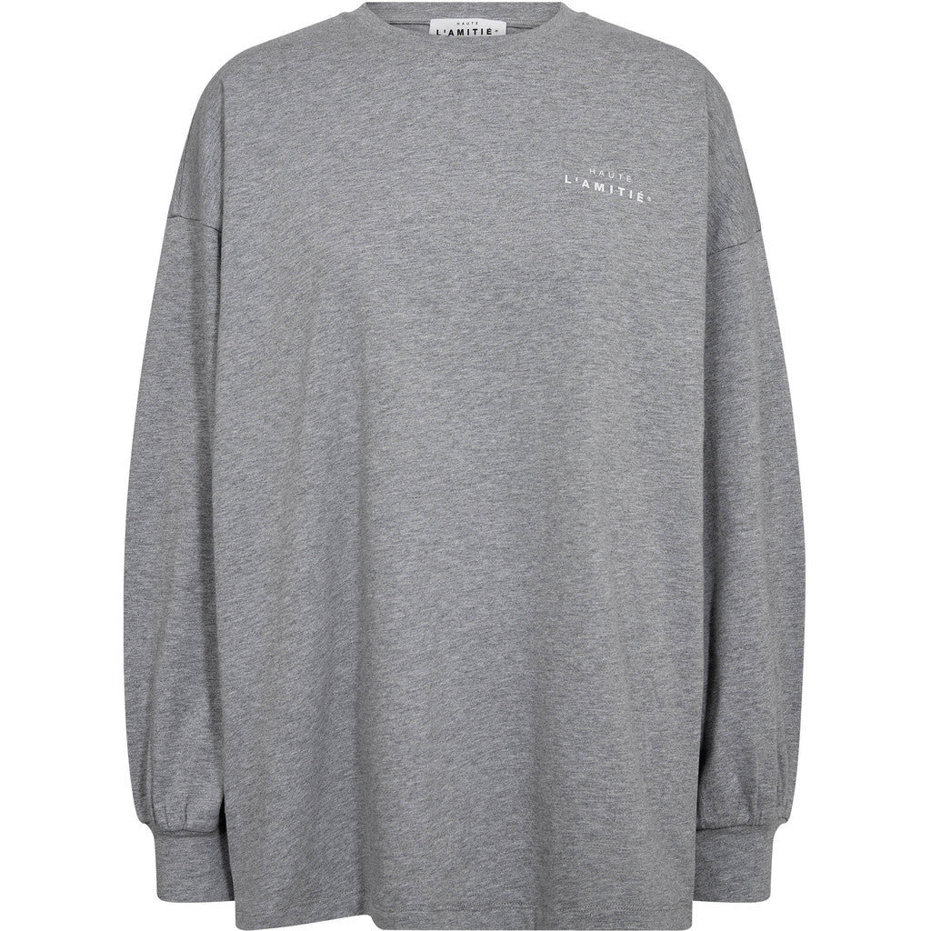 Haute lamitié - Crewneck LS tee Grey melange