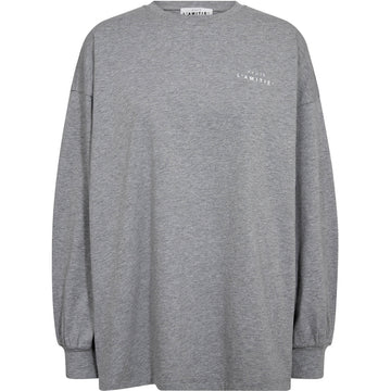 Haute lamitié - Crewneck LS tee Grey melange