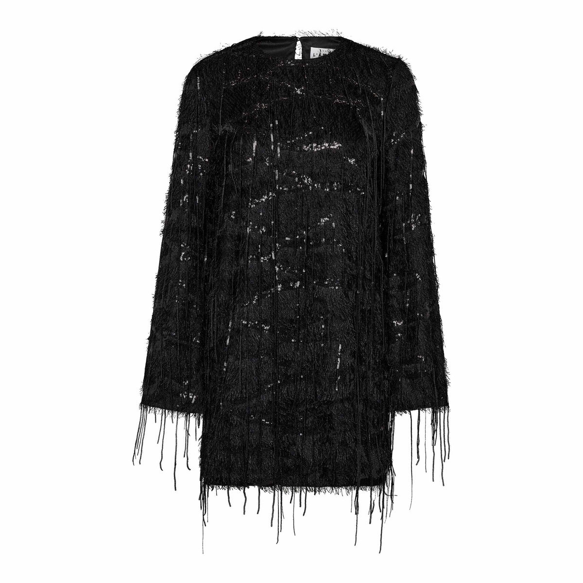 Haute lamitie - Sequin fringe dress Black