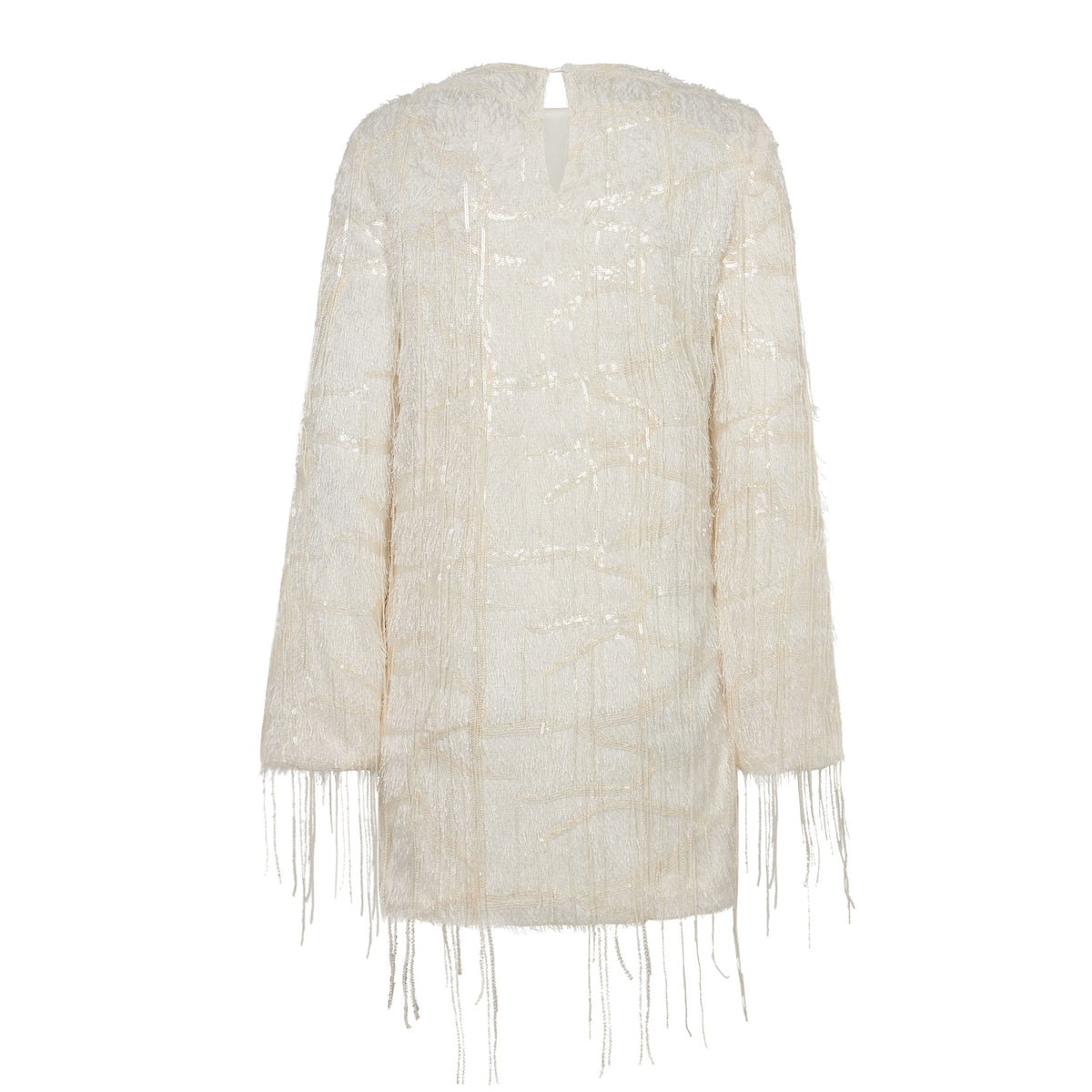 Haute lamitie - Sequin fringe dress Pearl