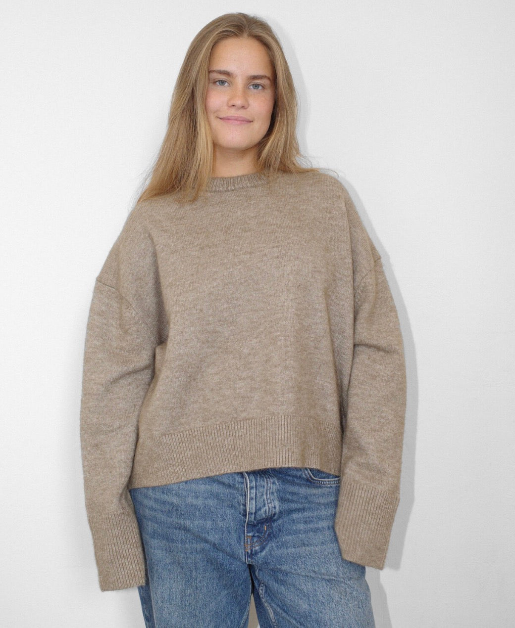 Boii - Olol O-neck Beige melange