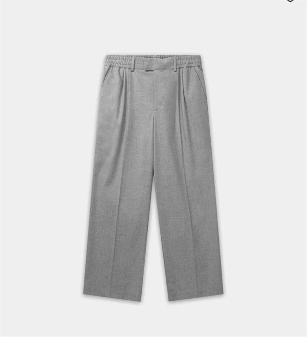 Bareen - Relaxed Suit Pants Light grey