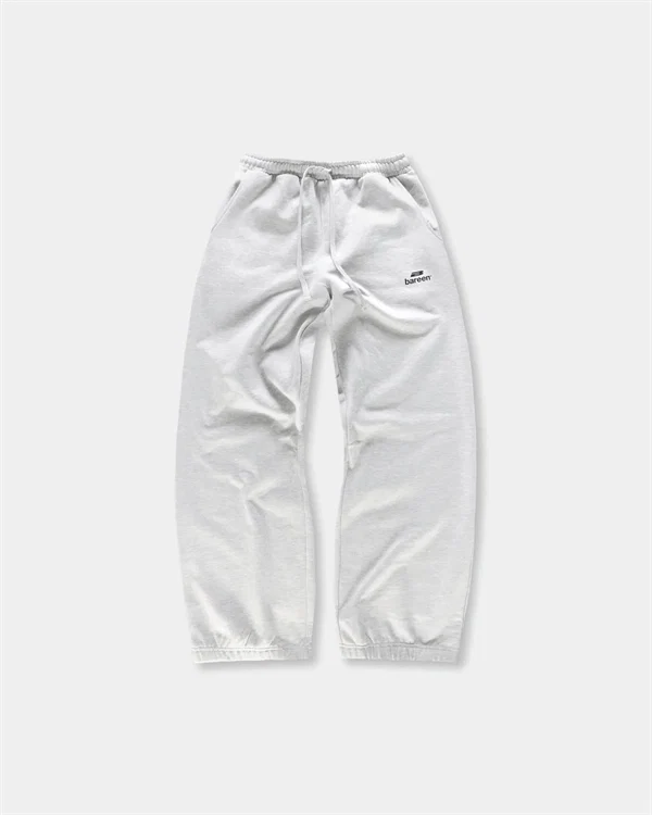 Bareen - Sweatpants logo Cloudy grey