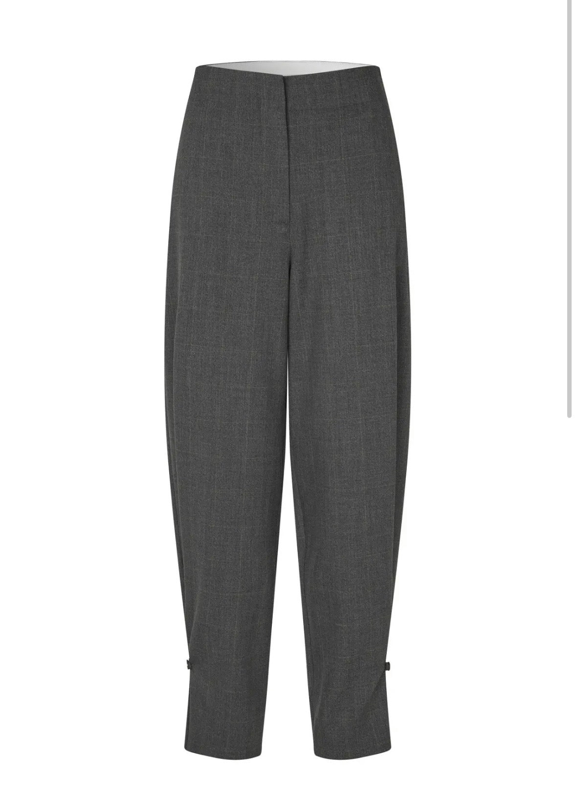 Second Female - Anjou Trousers dark grey melange