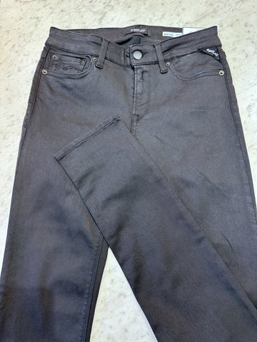 Replay - New luz skinny Coated black