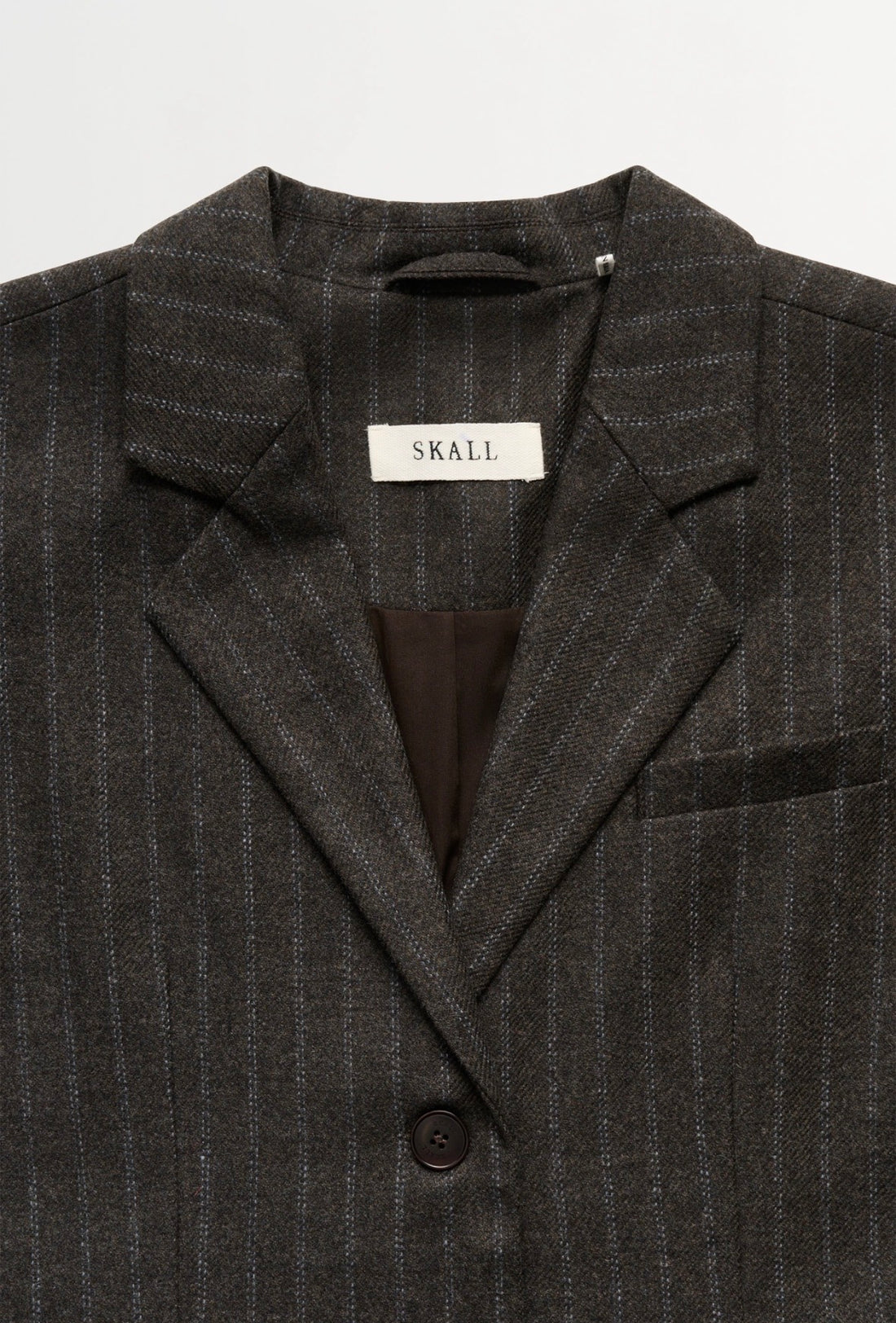 Skall - Joan blazer Brown/black pinstripe