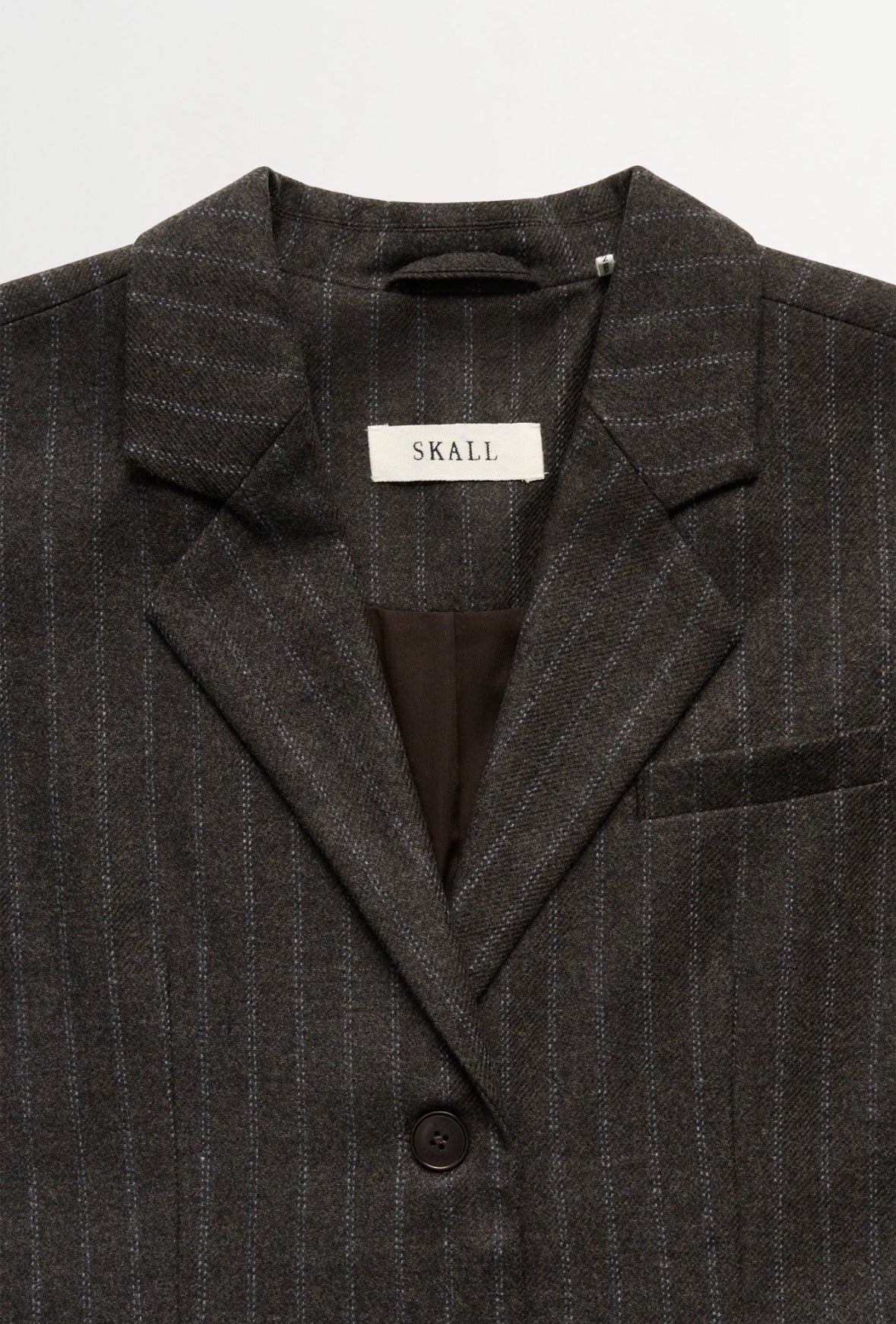 Skall - Joan blazer Brown/black pinstripe