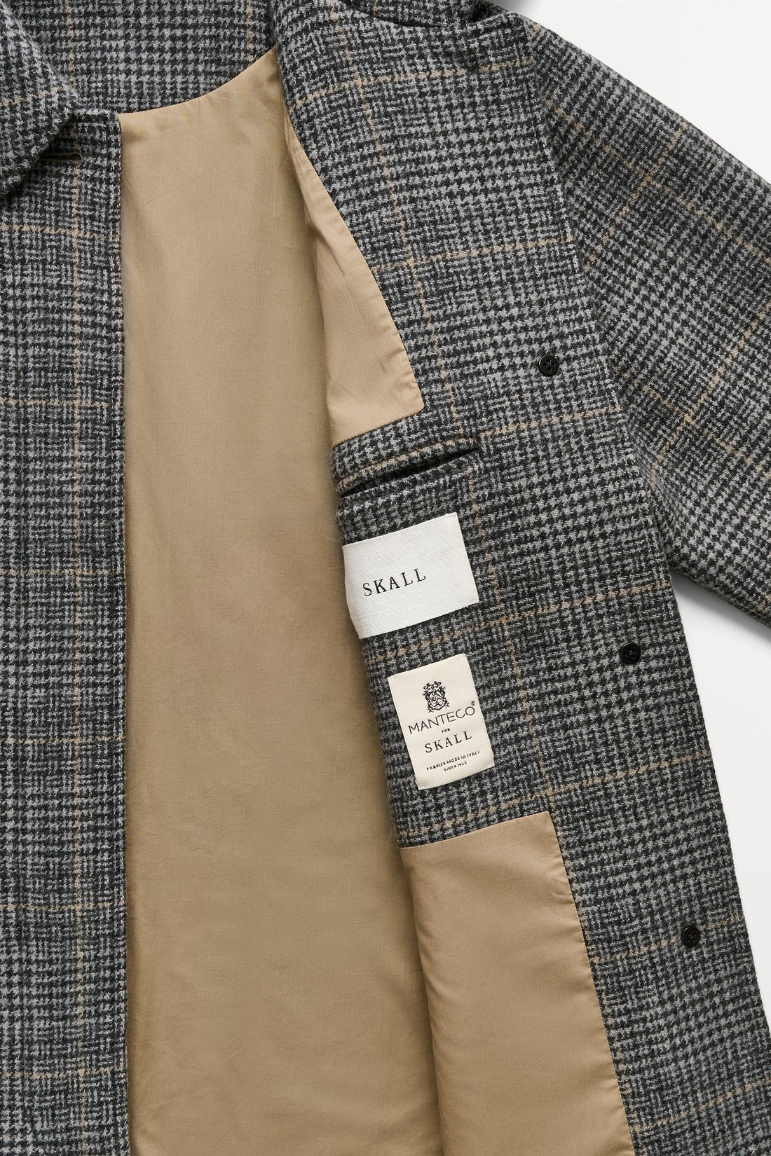 Skall - Mary coat Grey check