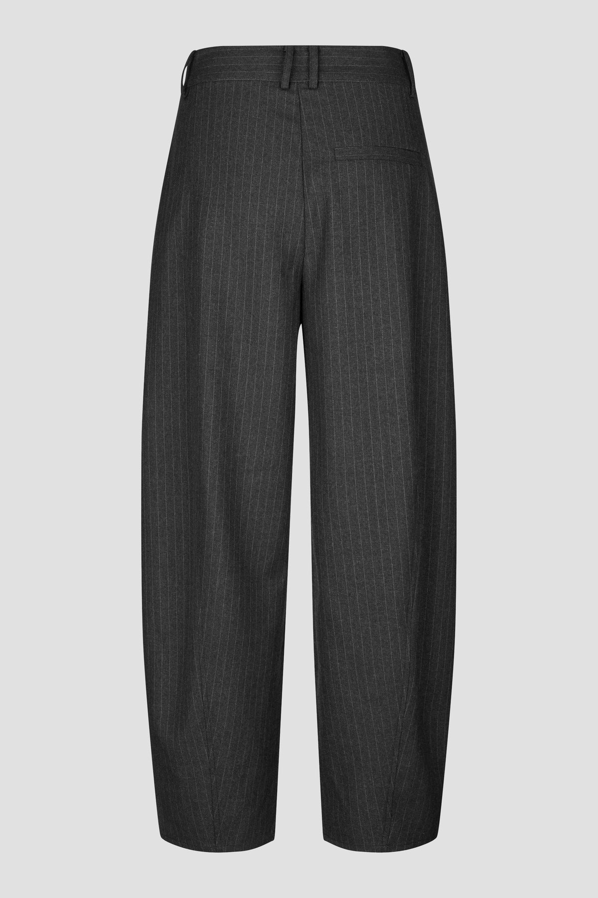 Second female - Vienne Barrel pants Dark grey melange