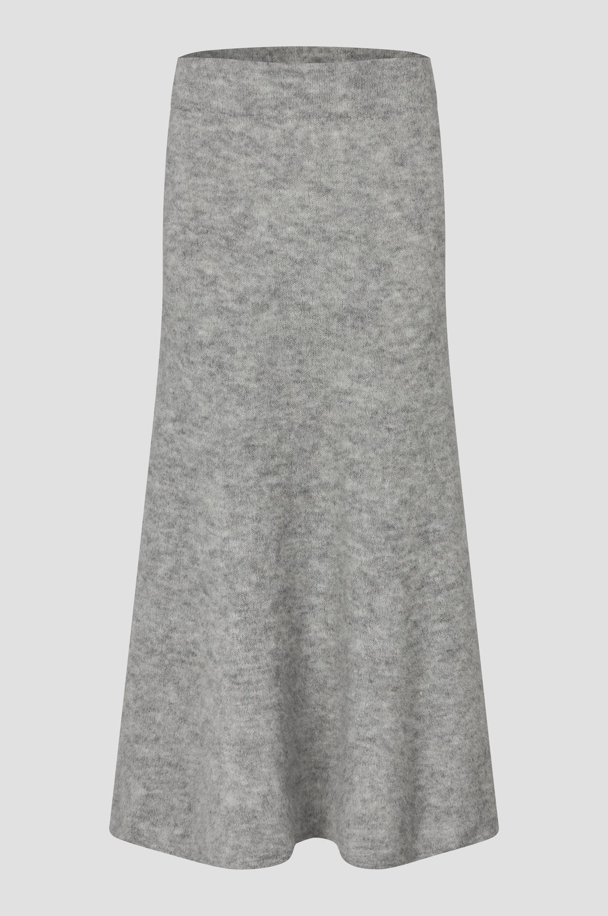 Second female - Pollenza knit skirt Light grey melange
