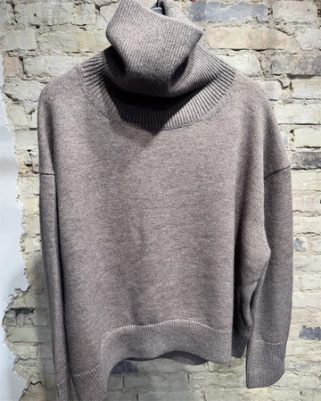Boii - Olga t-neck Dark melange