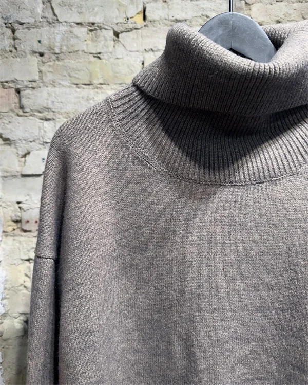 Boii - Olga t-neck Dark melange