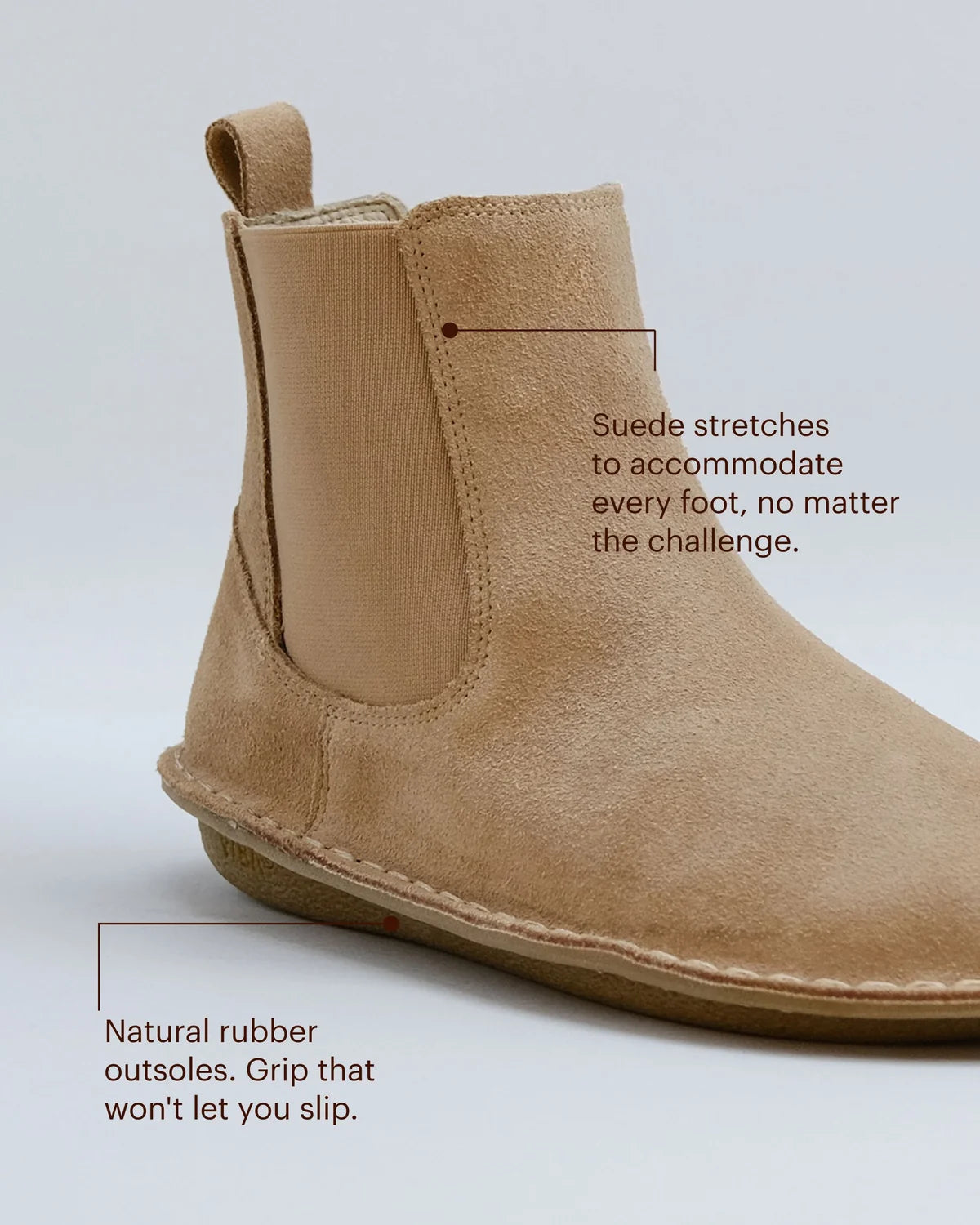 VIBAe - Helsinki bio suede Desert sand
