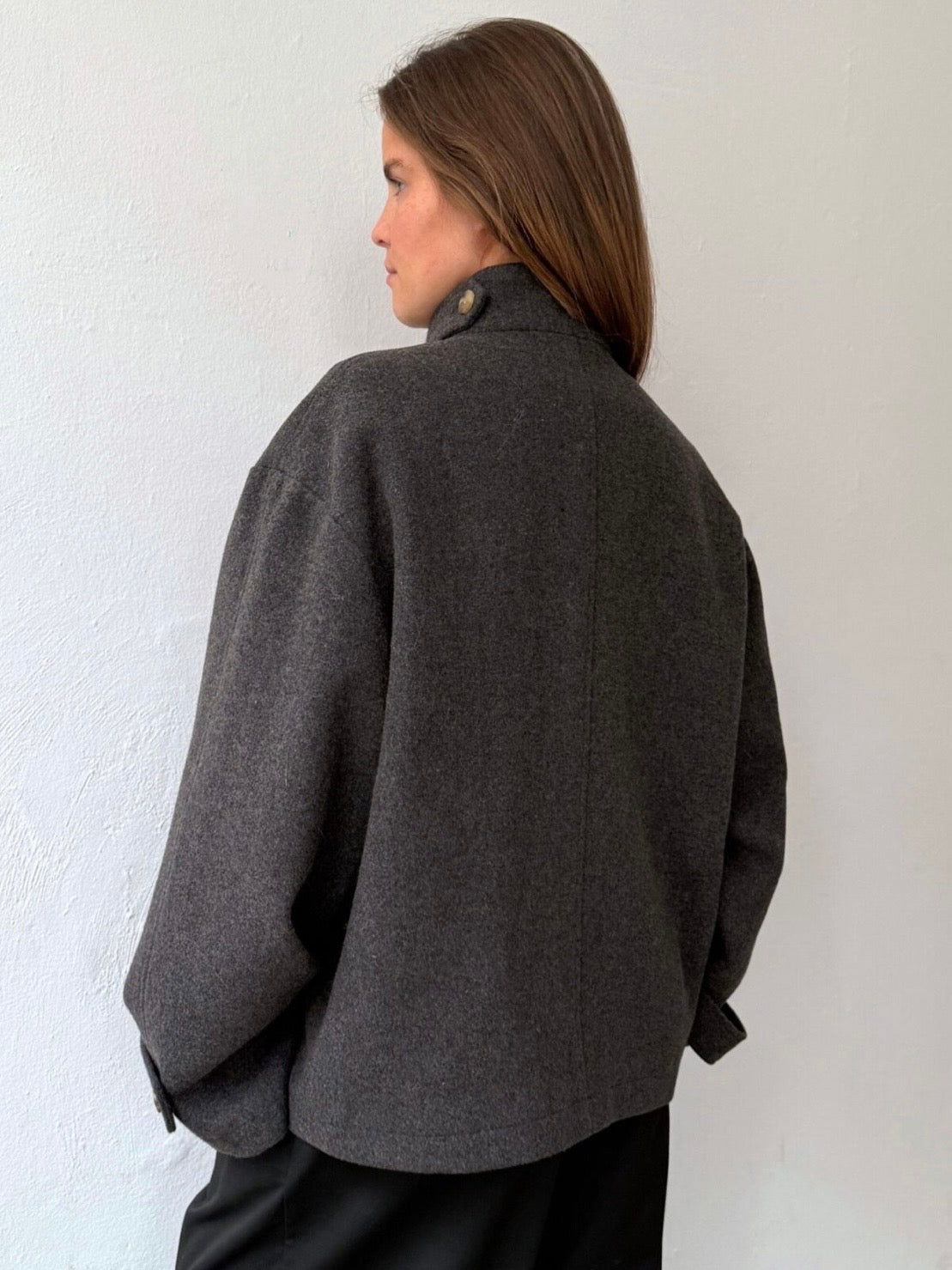 Boii - Erla wool jacket Mole melange