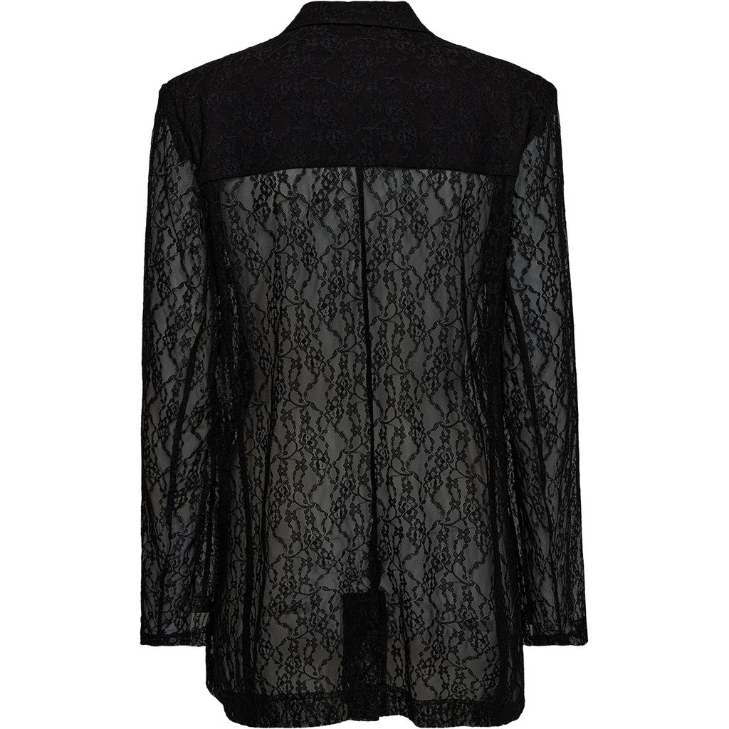IVY - Lara lace blazer Black