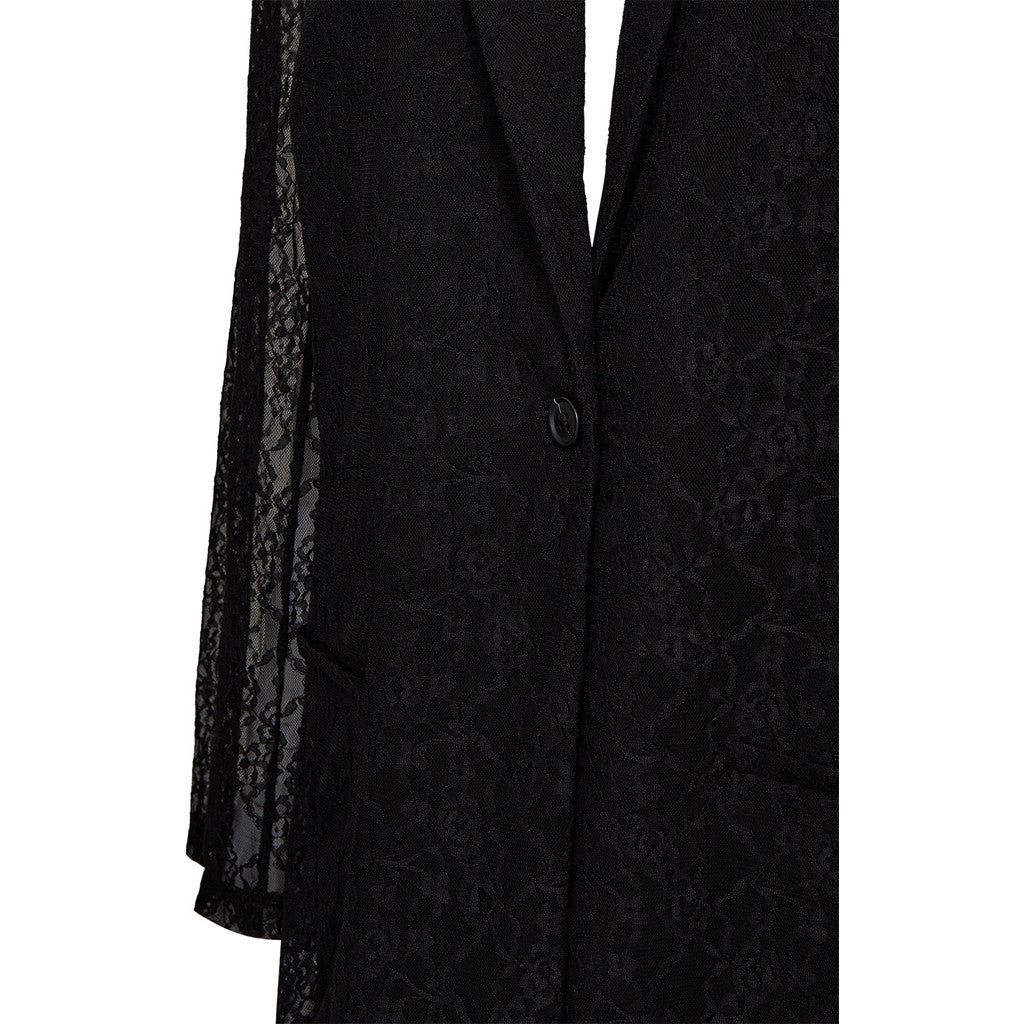 IVY - Lara lace blazer Black