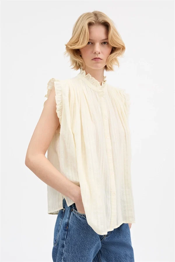Skall - Juliane top Light cream