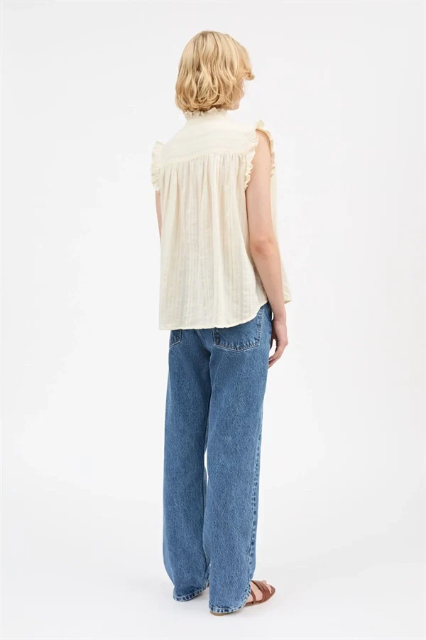 Skall - Juliane top Light cream