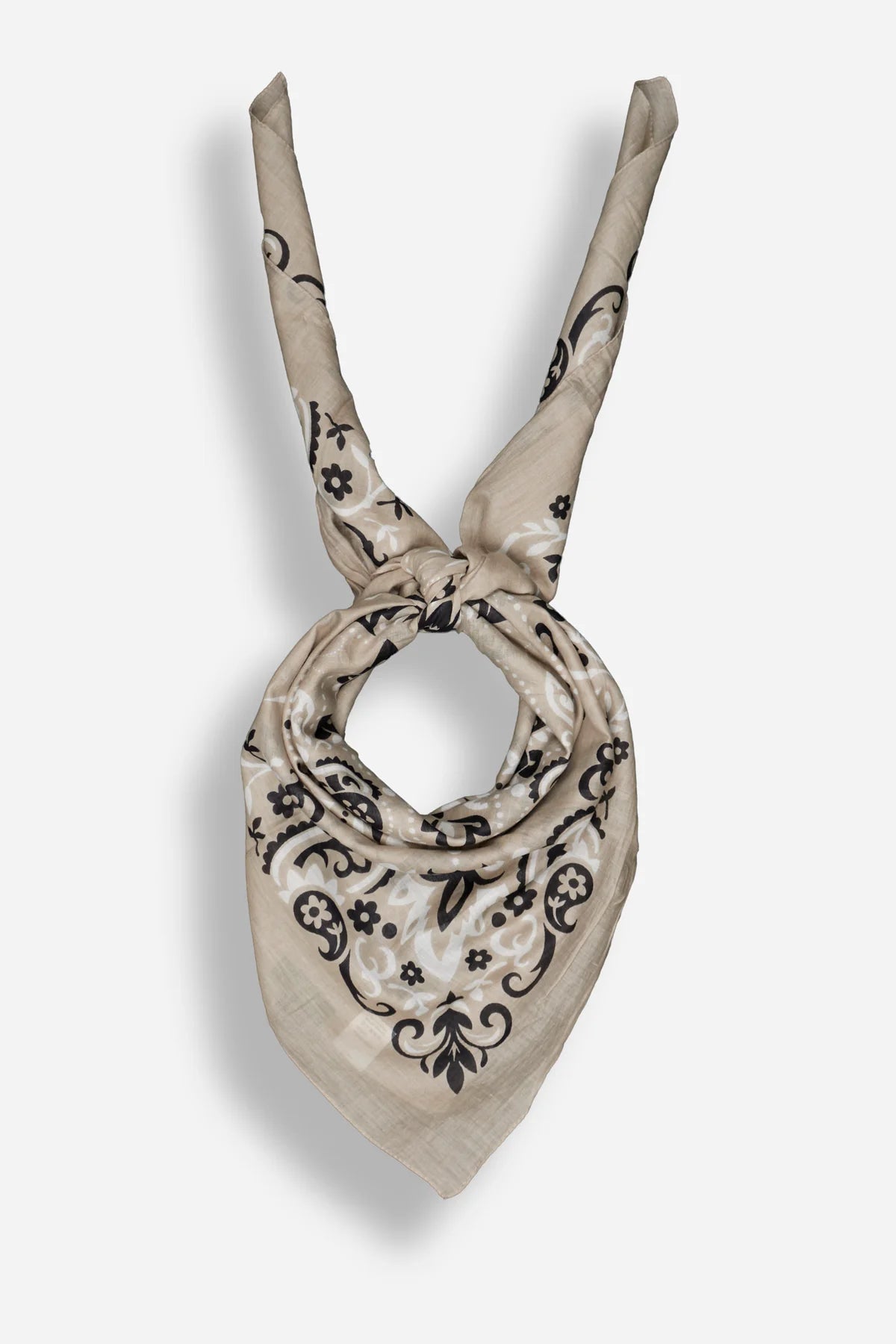 Maison Lecomte Flament - Scarf bandana Taupe