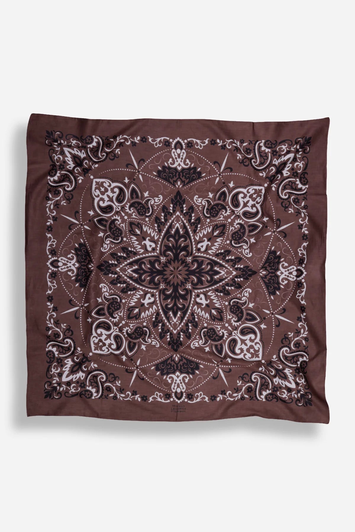 Maison Lecomte Flament - Scarf bandana Chocolate