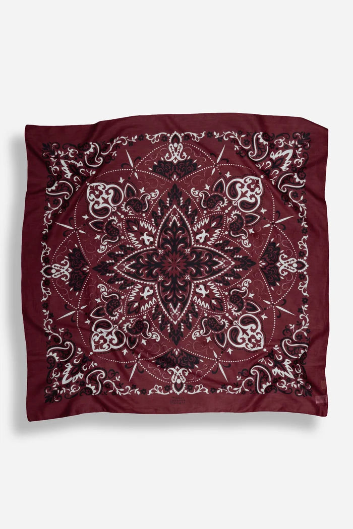 Maison Lecomte Flament - Scarf bandana Bordeaux