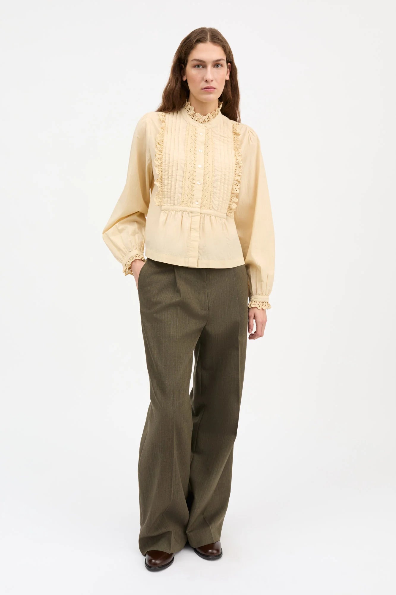 Skall - Lesley shirt Soft cream