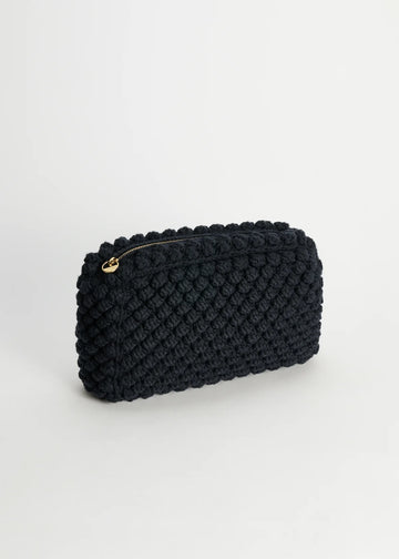Aiayu - Linn clutch Black Navy