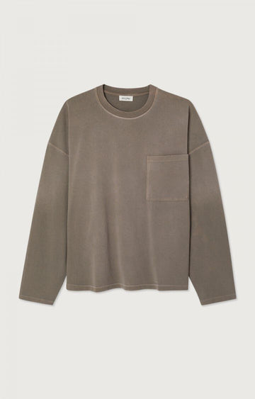 American vintage - Afoma t-shirt LS Vintage misty spray