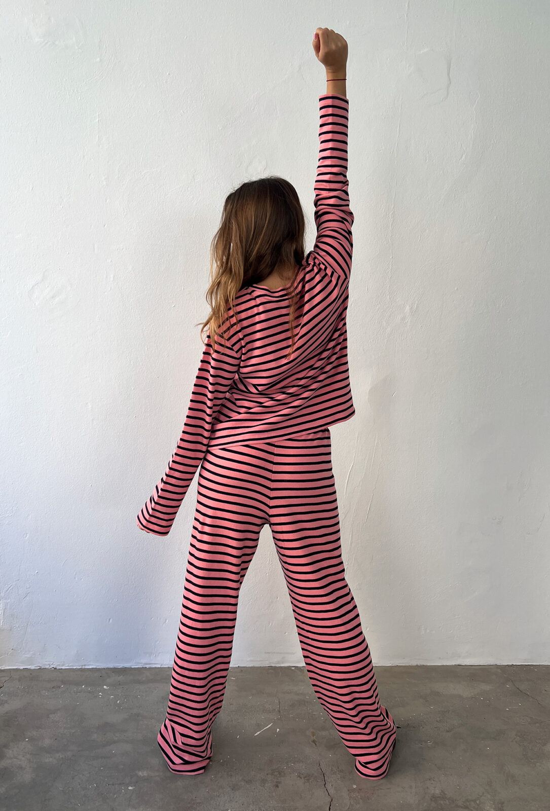 Boii - Nete Stripe Pink/Black