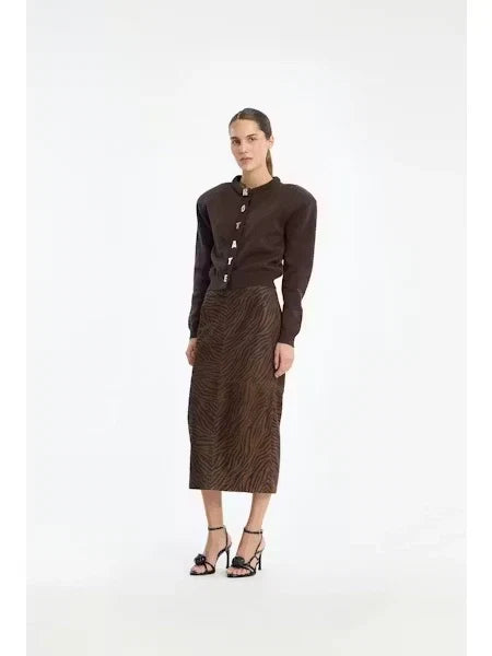 Rotate - Firm knit cardigan Mole