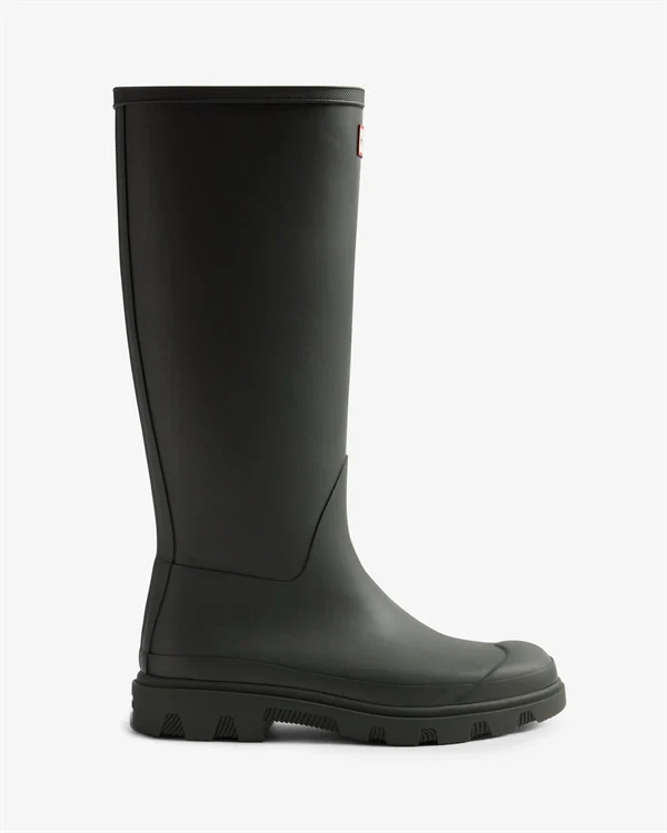 Hunter - Downpour tall boot Dark olive