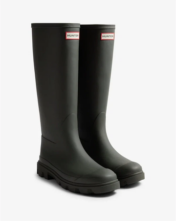 Hunter - Downpour tall boot Dark olive