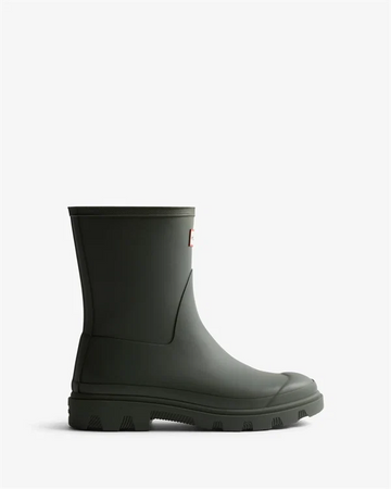 Hunter - Downpour short boot Dark olive