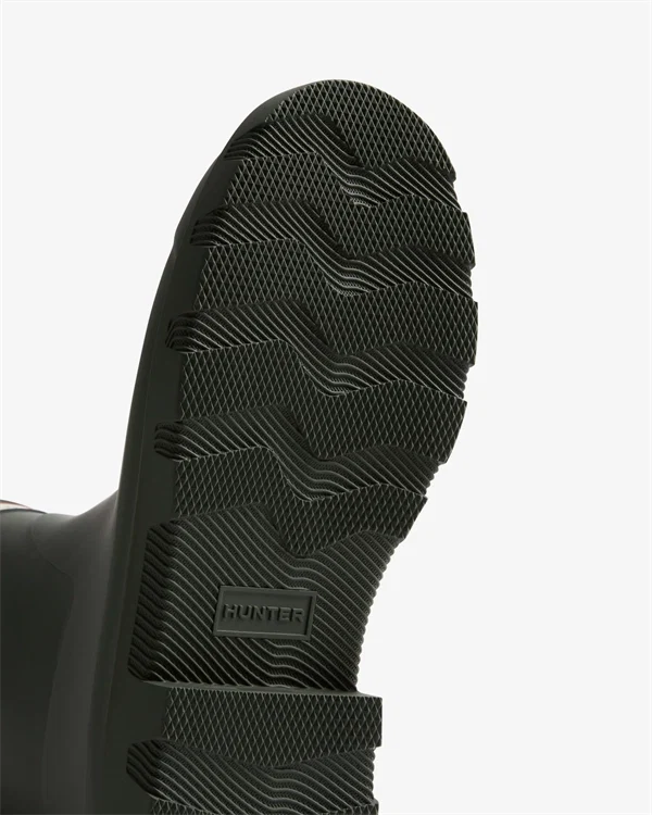 Hunter - Downpour short boot Dark olive