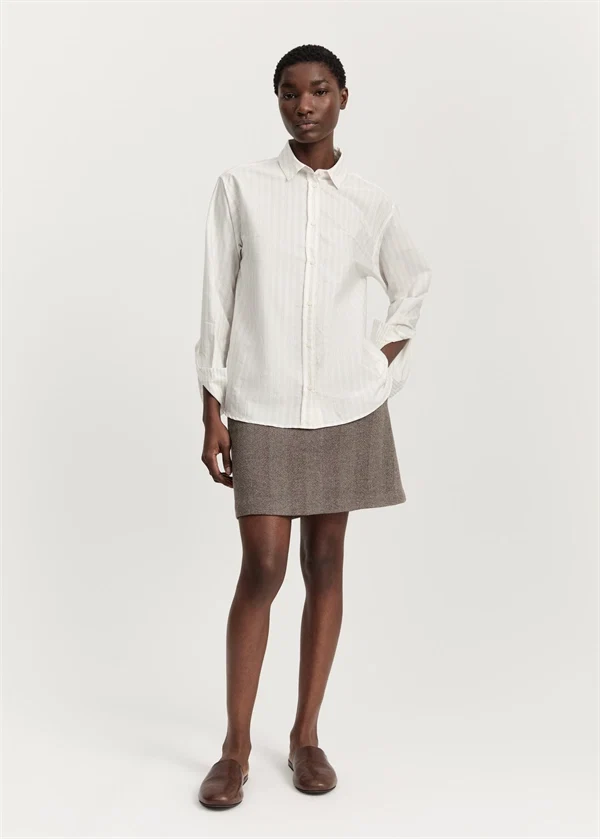 Aiayu - Penny shirt White rose