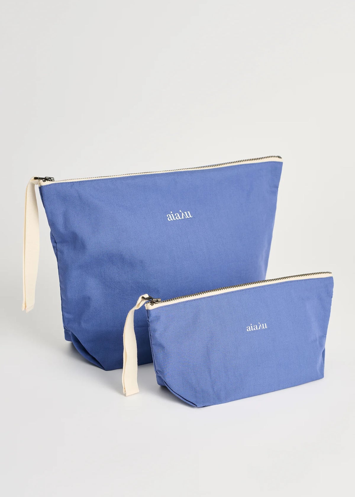 Aiayu - Pouch mini heavy poplin French blue
