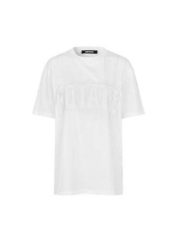Rotate - Jersey oversized tee Bright white
