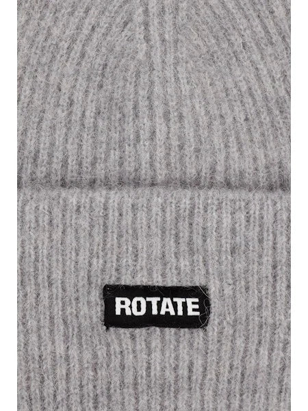 Rotate - Rib knit beanie Alloy