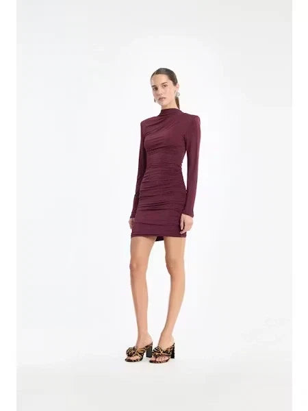 Rotate - Drapey mini dress Winetasting