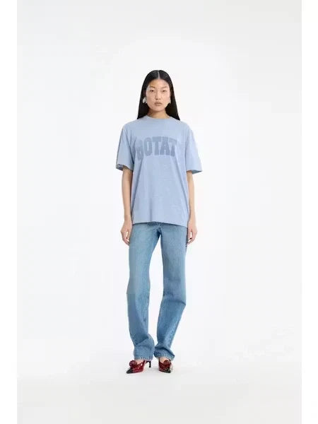 Rotate - Jersey oversized t-shirt Forever blue