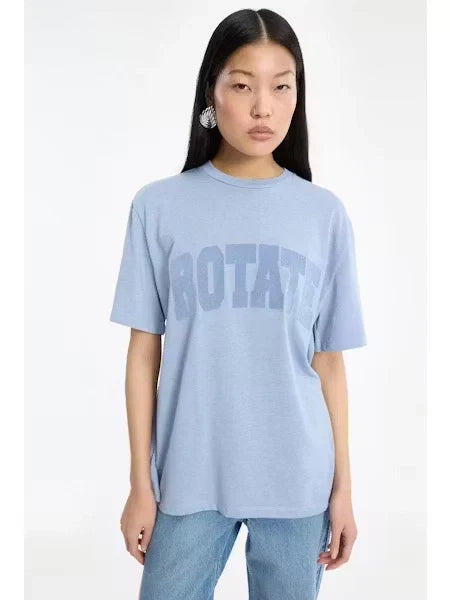 Rotate - Jersey oversized t-shirt Forever blue