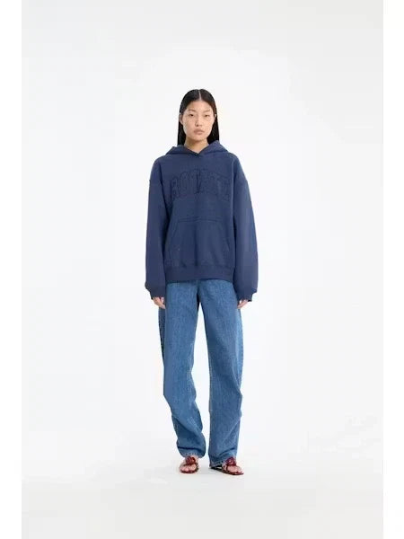 Rotate - Classic sweat hoodie Navy blazer