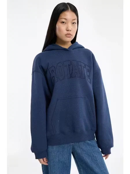 Rotate - Classic sweat hoodie Navy blazer
