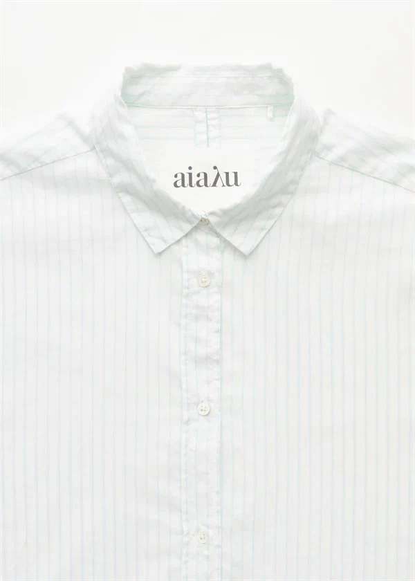 Aiayu - Shirt mist Mix opal blue